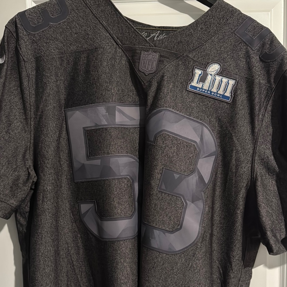 NFL Dri-FIT On Field Jersey in Dark Gray Super Bowl Size XL